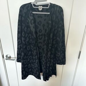 Leopard duster cardigan